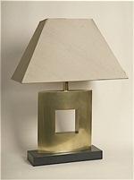 ALEXANDERS 36CM BRASS WINDOW OBLONG LAMP